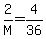 2%2FM+=+4%2F36