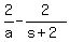 2%2Fa+-+2%2F%28s%2B2%29