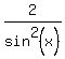 2%2Fsin%5E2%28x%29