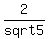 2%2Fsqrt5