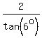 2%2Ftan%286%5Eo%29