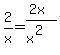 2%2Fx=%282x%29%2F%28x%5E2%29