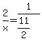 2%2Fx=1%2F%2811%2F2%29