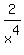 2%2Fx%5E4