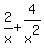2%2Fx+%2B+4%2Fx%5E2%29