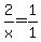2%2Fx+=+1%2F1
