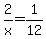 2%2Fx+=+1%2F12