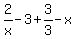 2%2Fx-3%2B3%2F3-x