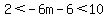 2%3C-6m-6%3C10