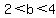 2%3Cb%3C4