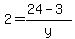 2=%2824-3%29%2Fy