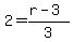 2=%28r-3%29%2F3