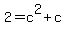 2=+c%5E2+%2B+c