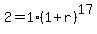 2=1%2A%281%2Br%29%5E17