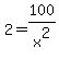 2=100%2Fx%5E2