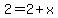 2=2%2Bx+