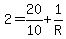 2=20%2F10%2B1%2FR