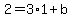 2=3%2A1%2Bb