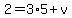 2=3%2A5%2Bv