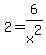 2=6%2Fx%5E2