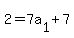2=7a%5B1%5D+%2B7