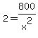 2=800%2Fx%5E2