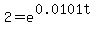 2=e%5E%280.0101t%29