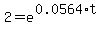 2=e%5E%280.0564%2At%29