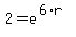 2=e%5E%286%2Ar%29