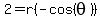 2=r%28-cos%28theta%29%29