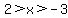 2%3Ex%3E-3