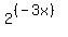2%5E%28%28-3x%29%29