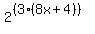 2%5E%28%283%288x%2B4%29%29%29