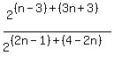 2%5E%28%28n-3%29%2B%283n%2B3%29%29%2F2%5E%28%282n-1%29%2B%284-2n%29%29