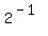 2%5E%28-+1%29