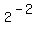 2%5E%28-+2%29