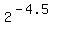 2%5E%28-4.5%29