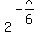 2%5E%28-x%2F6%29