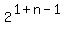 2%5E%281%2Bn-1%29