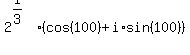 2%5E%281%2F3%29%28cos%28100%29%2Bi%2Asin%28100%29%29