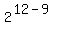 2%5E%2812-9%29