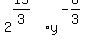 2%5E%2815%2F3%29y%5E%28-6%2F3%29