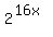 2%5E%2816x%29