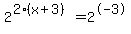 2%5E%282%2A%28x%2B3%29%29+=+2%5E-3