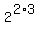 2%5E%282%2A3%29