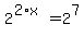 2%5E%282%2Ax%29+=+2%5E7