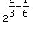 2%5E%282%2F3+-+1%2F6%29
