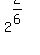 2%5E%282%2F6%29
