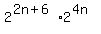 2%5E%282n%2B6%29%2A2%5E%284n%29