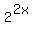 2%5E%282x%29